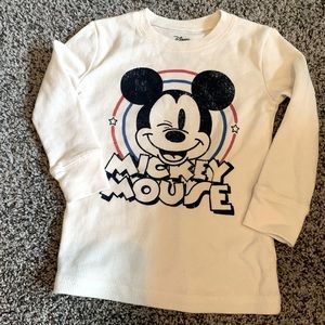 Mickey Mouse Waffle Shirt - 2T